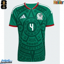 Mexico Edson Alvarez #4 Hjemmedrakt EM 2024 Kortermet